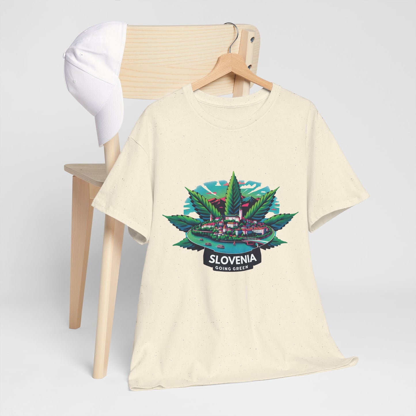 Slovenia is Going Green Heavy Cotton Tee