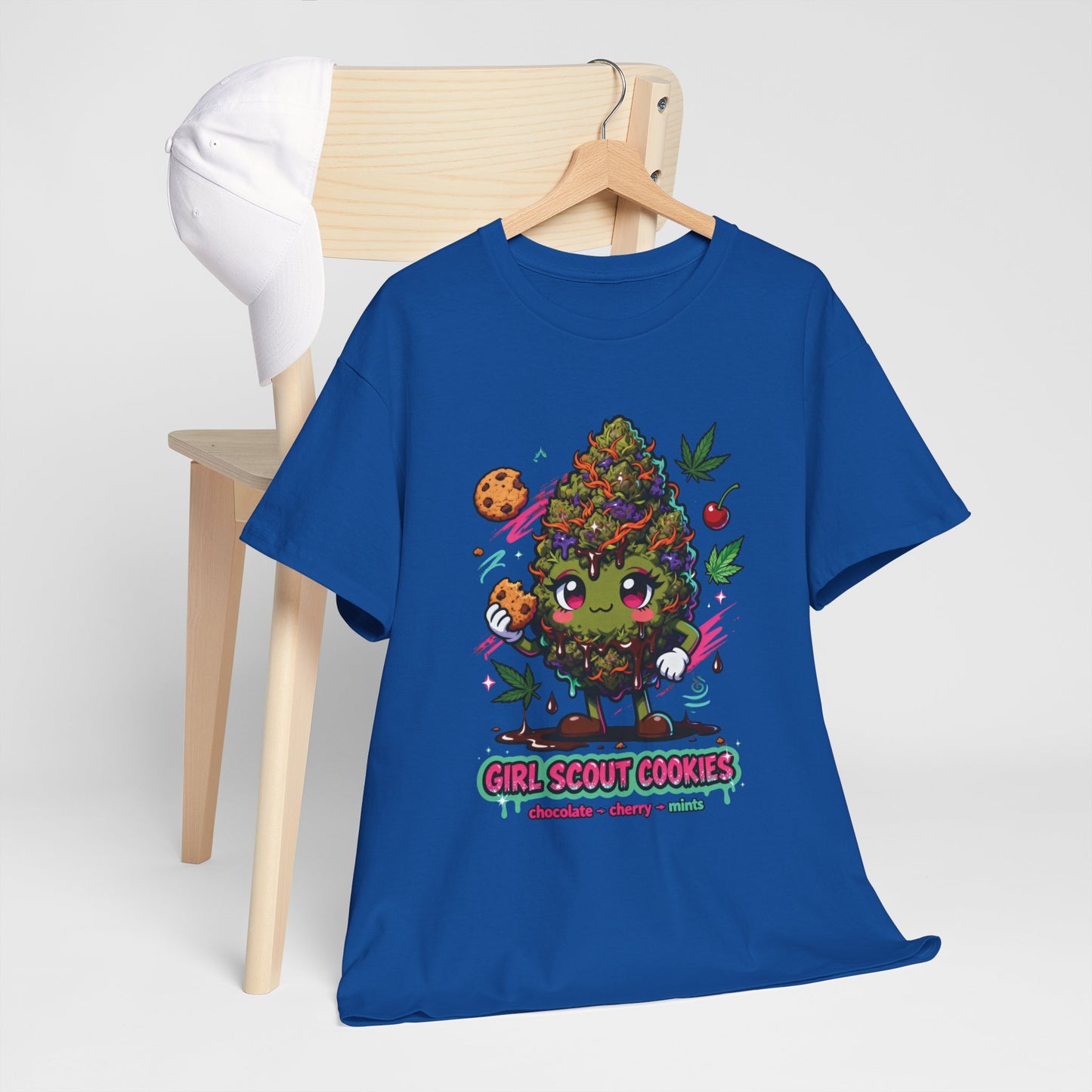 Girl Scout Cookies 420 Tee — Cute Bud Character Graphic T-Shirt