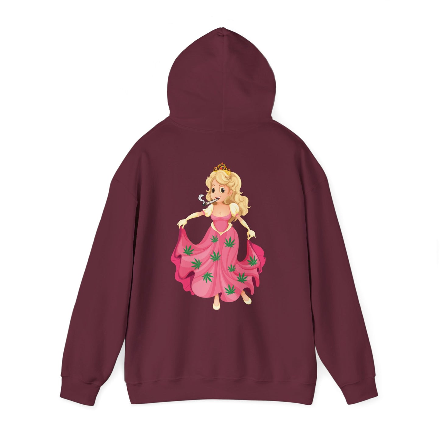 Unisex Heavy Blend Hooded Sweatshirt Princess Pink Design, Puff Princess, Gift for Her