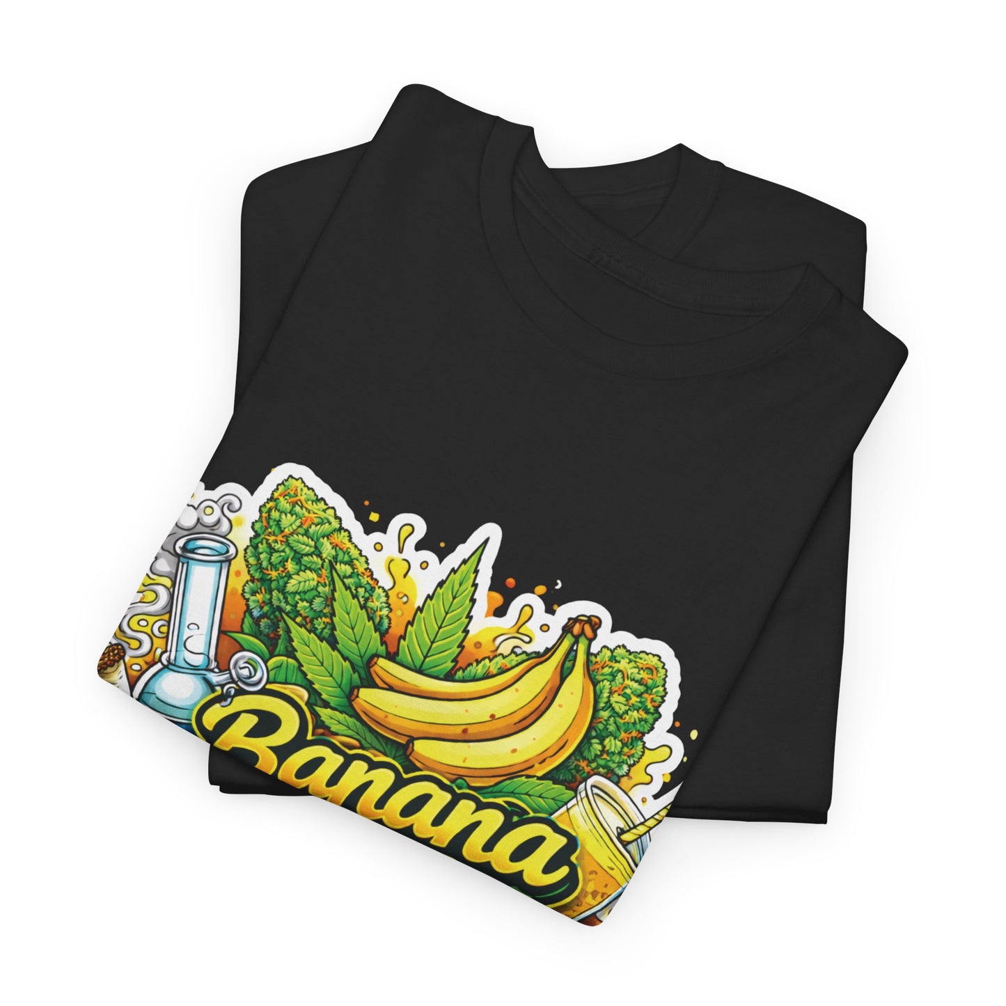 Banana Kush Graphic Tee — Tropical 420 Strain Shirt