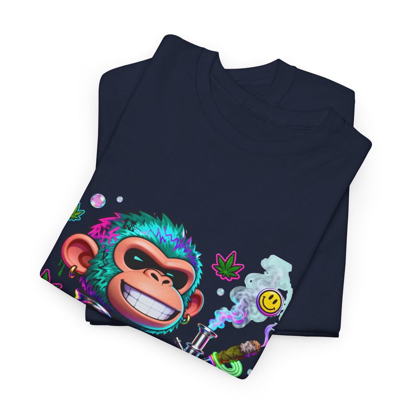 Monkey Astronaut Tee — Colorful Space Ape Graphic T‑Shirt