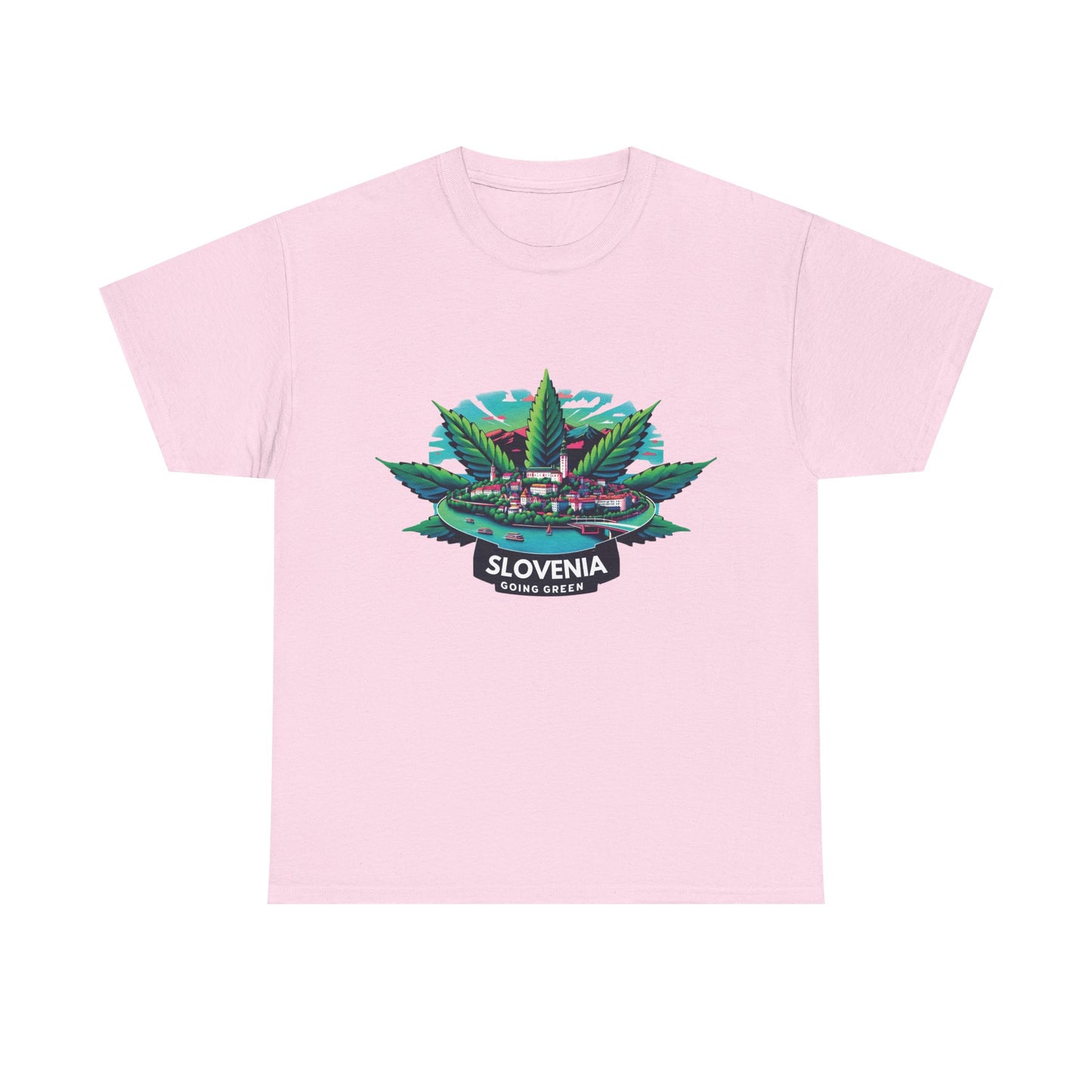 Slovenia is Going Green Heavy Cotton Tee