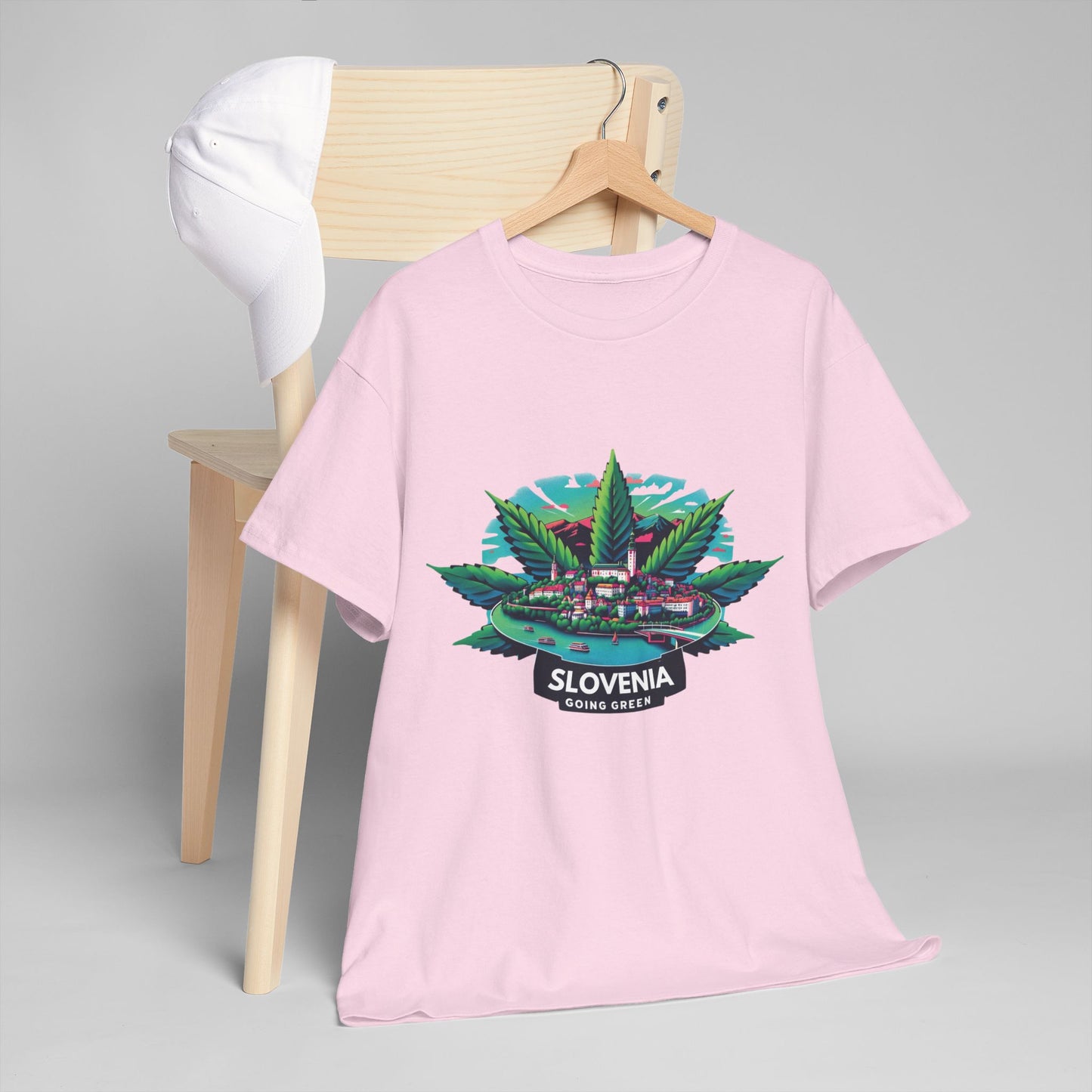 Slovenia is Going Green Heavy Cotton Tee