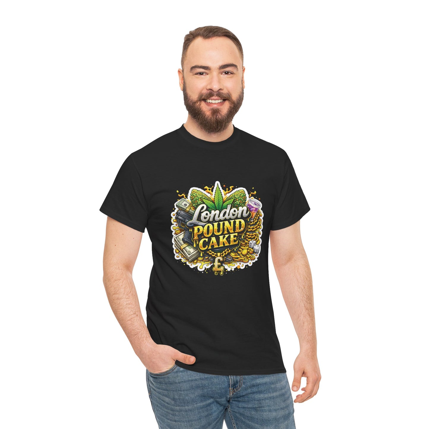 London Pound Cake T‑Shirt — Retro Urban Graphic Tee
