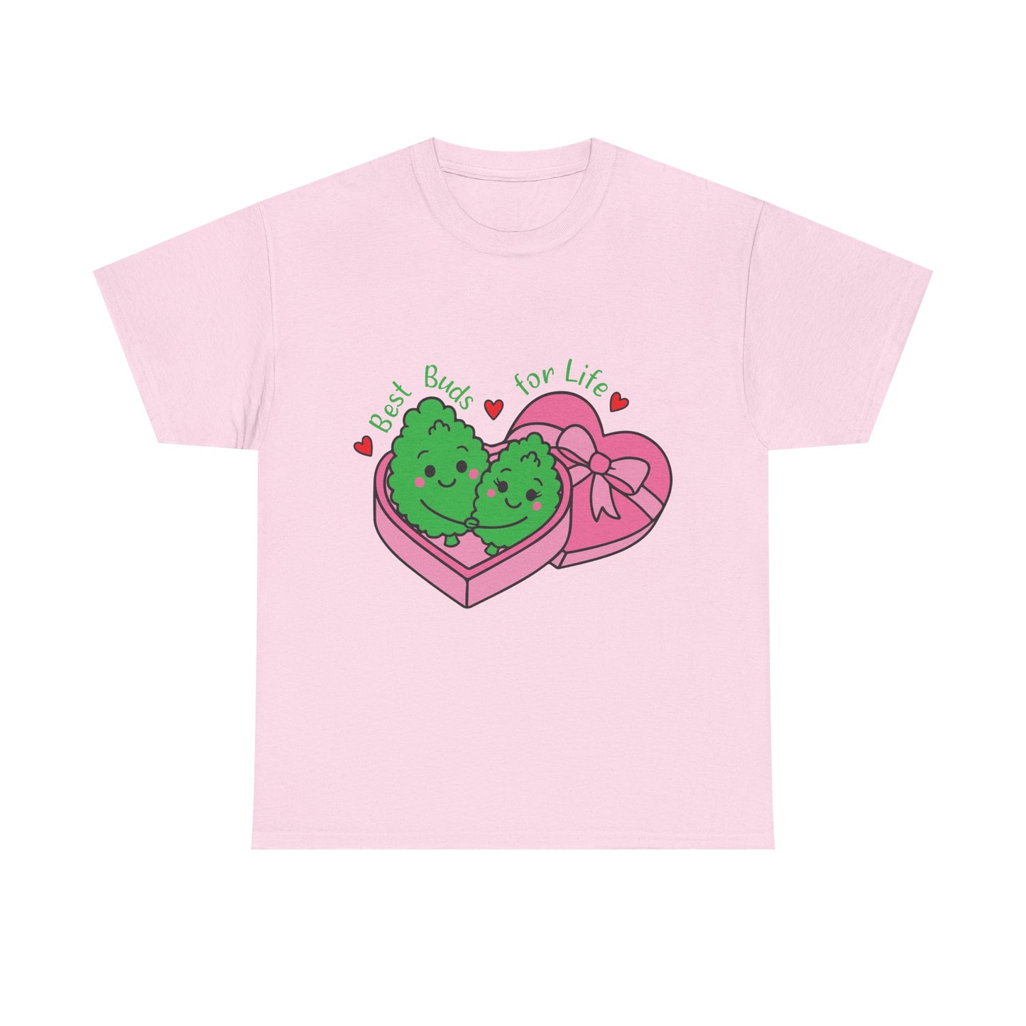 Friendship Heart Tee — “Best Buds for Life” Cute Plant Friends Valentine T‑Shirt