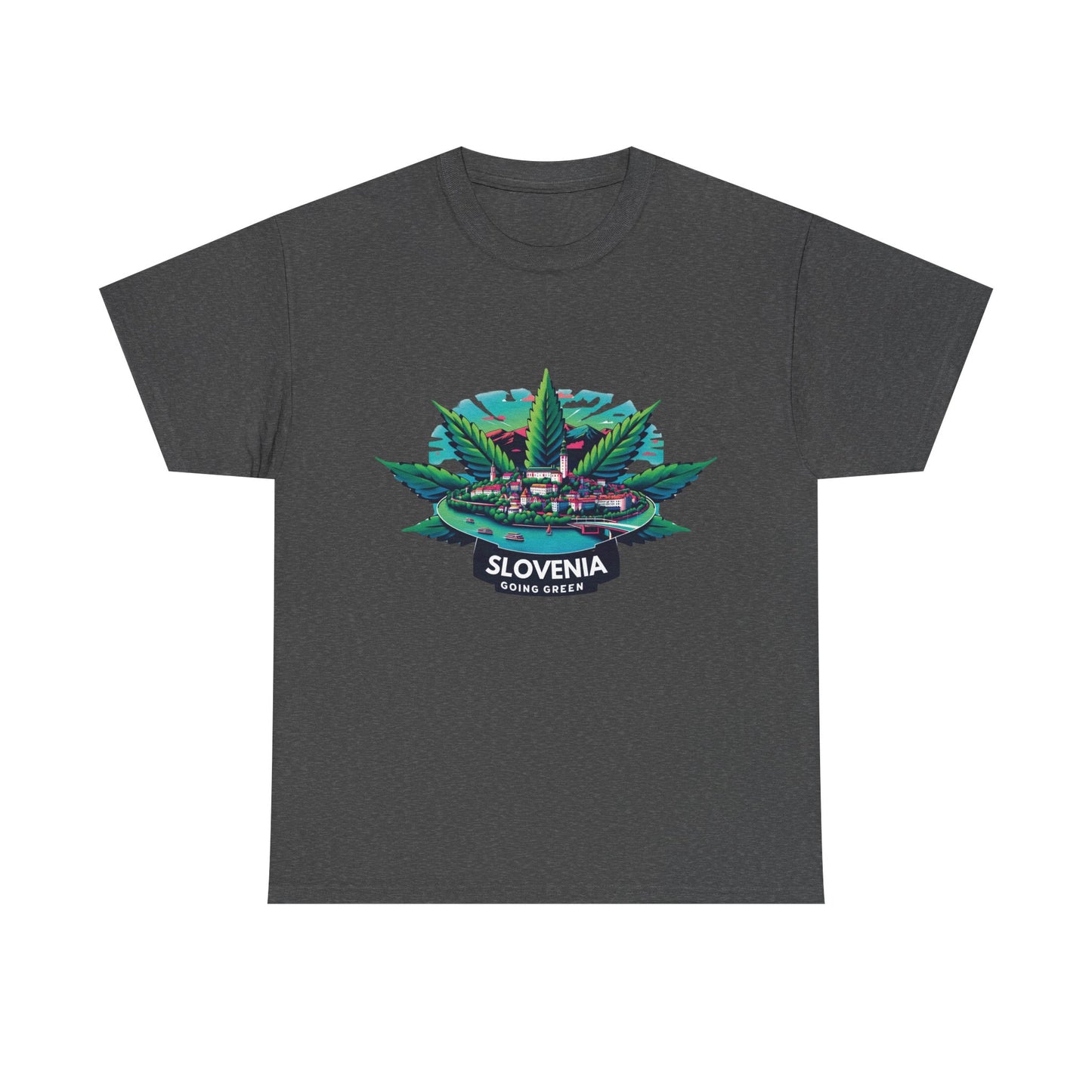 Slovenia is Going Green Heavy Cotton Tee