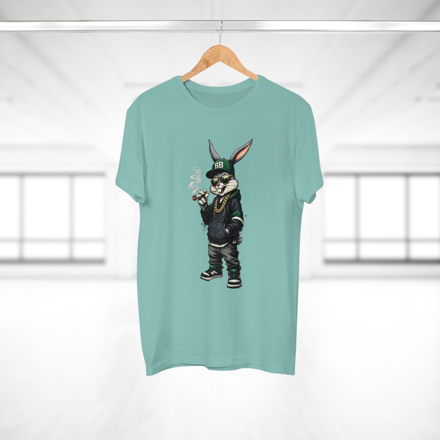 Streetwear Bunny Graphic T‑Shirt — Cool Hip Hop Rabbit Design