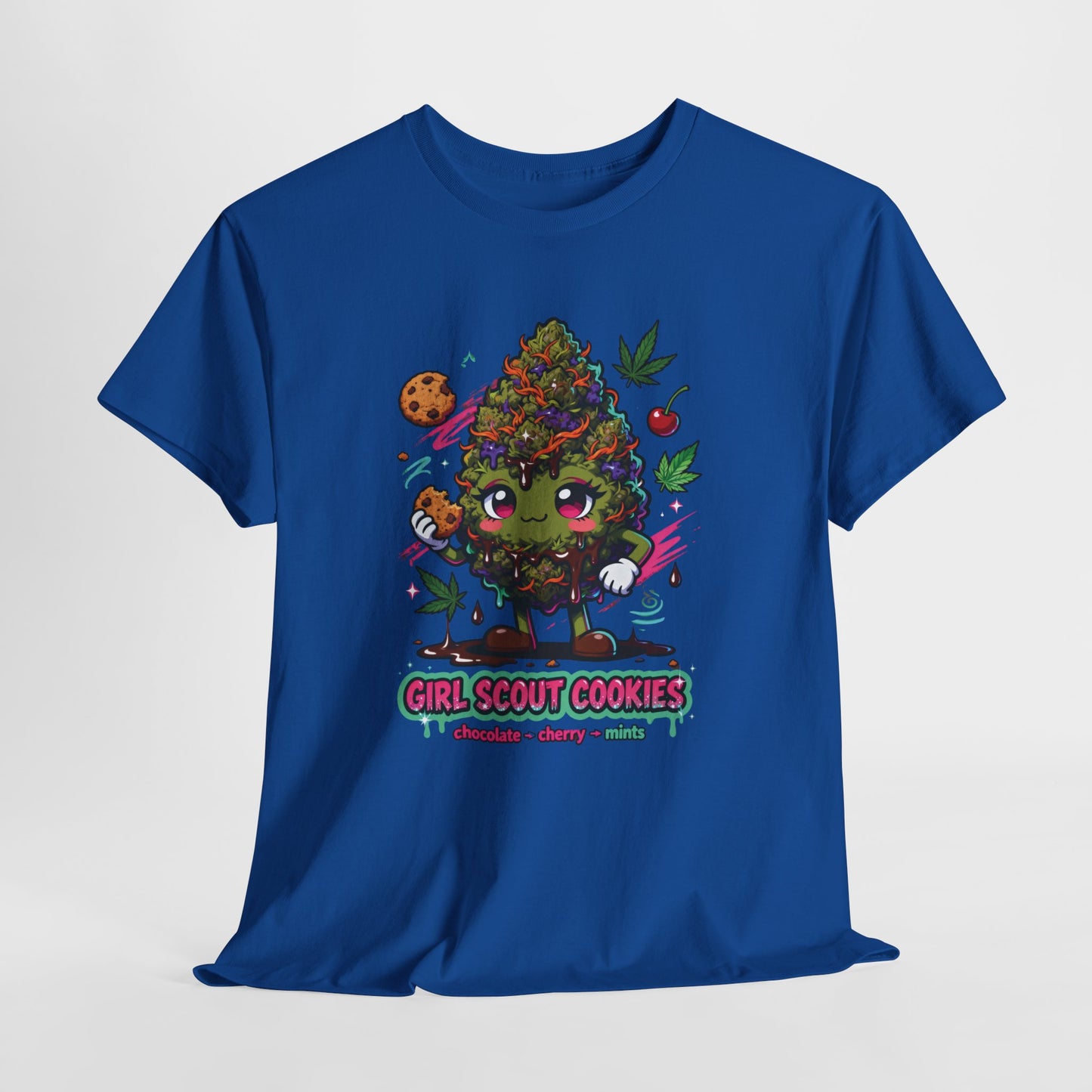 Girl Scout Cookies 420 Tee — Cute Bud Character Graphic T-Shirt