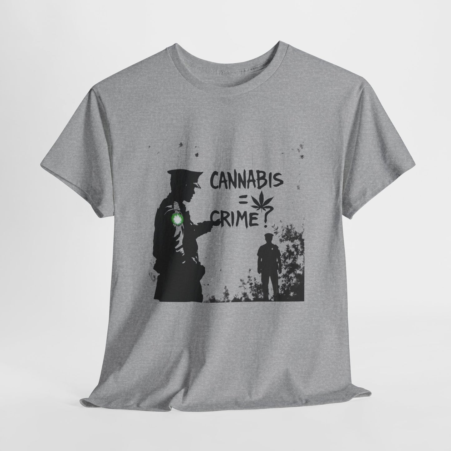 Weed = Crime? Graphic Tee — Protest/Streetwear Shirt