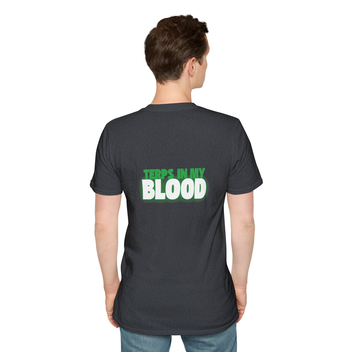 Terps In My Blood T-Shirt - Cute Nug Character Graphic Tee