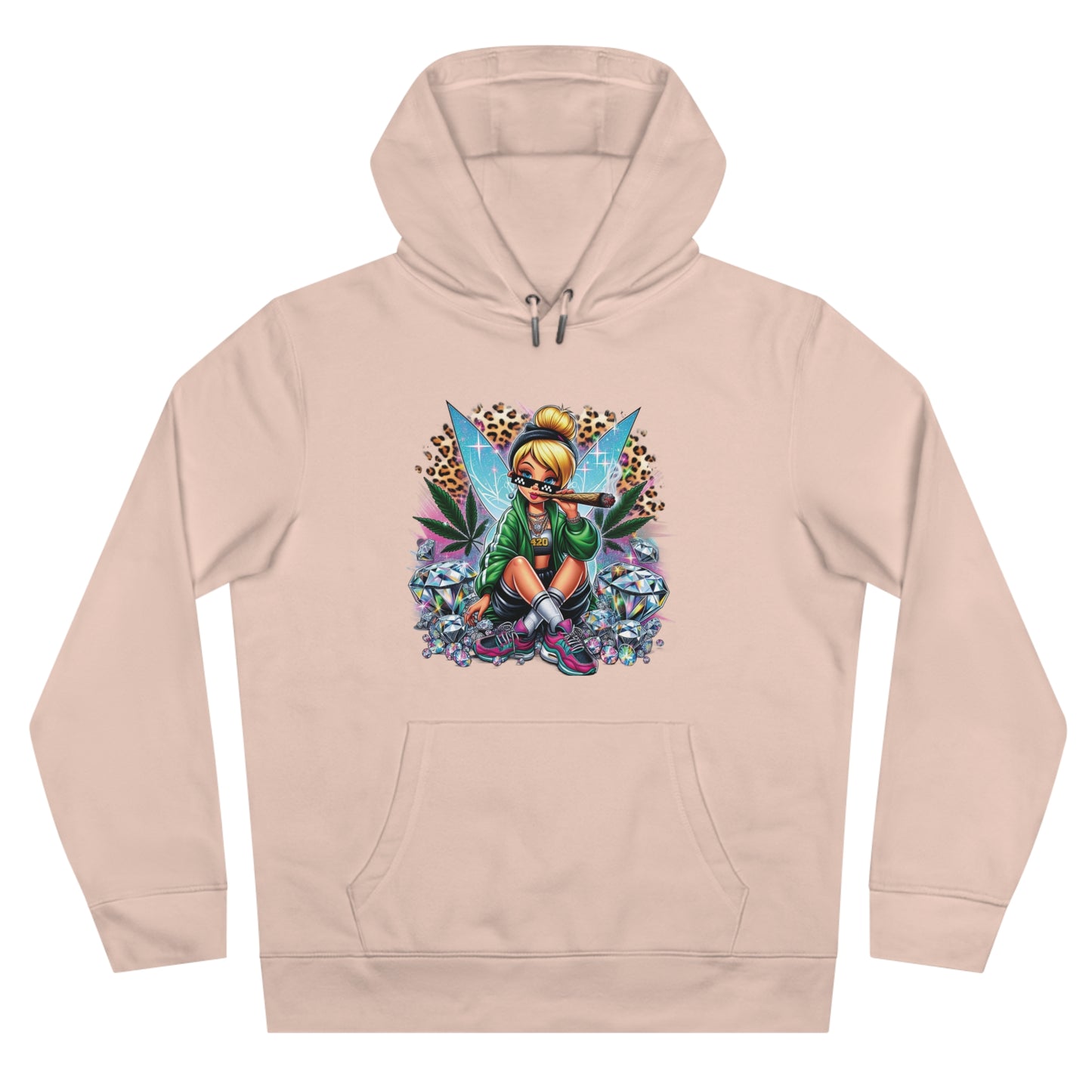 King Graphic Hoodie — Streetwear Fairy Girl Design