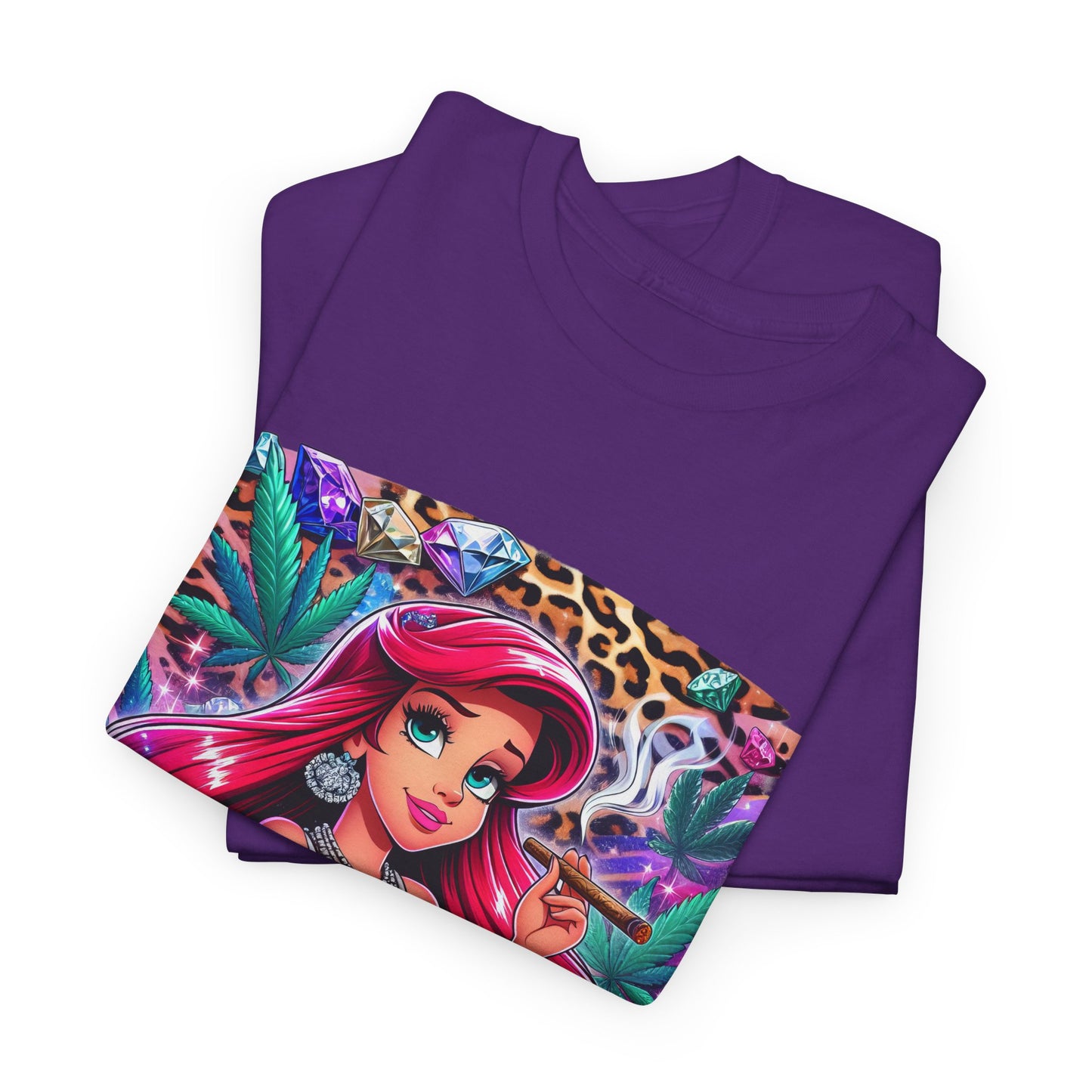 Ariel Retro Pop Art Tee — Colorful Mermaid Graphic T-Shirt