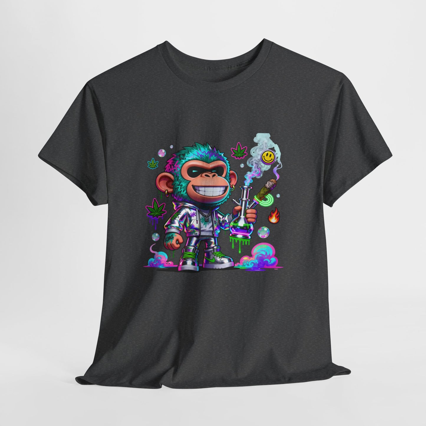 Monkey Astronaut Tee — Colorful Space Ape Graphic T‑Shirt
