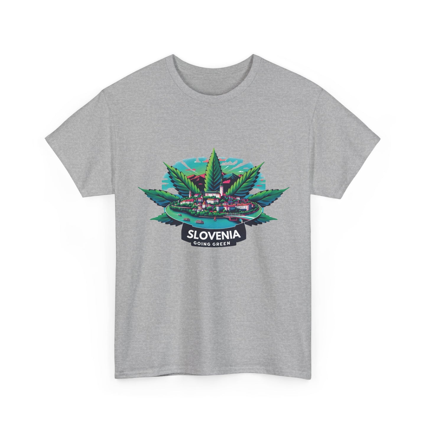 Slovenia is Going Green Heavy Cotton Tee