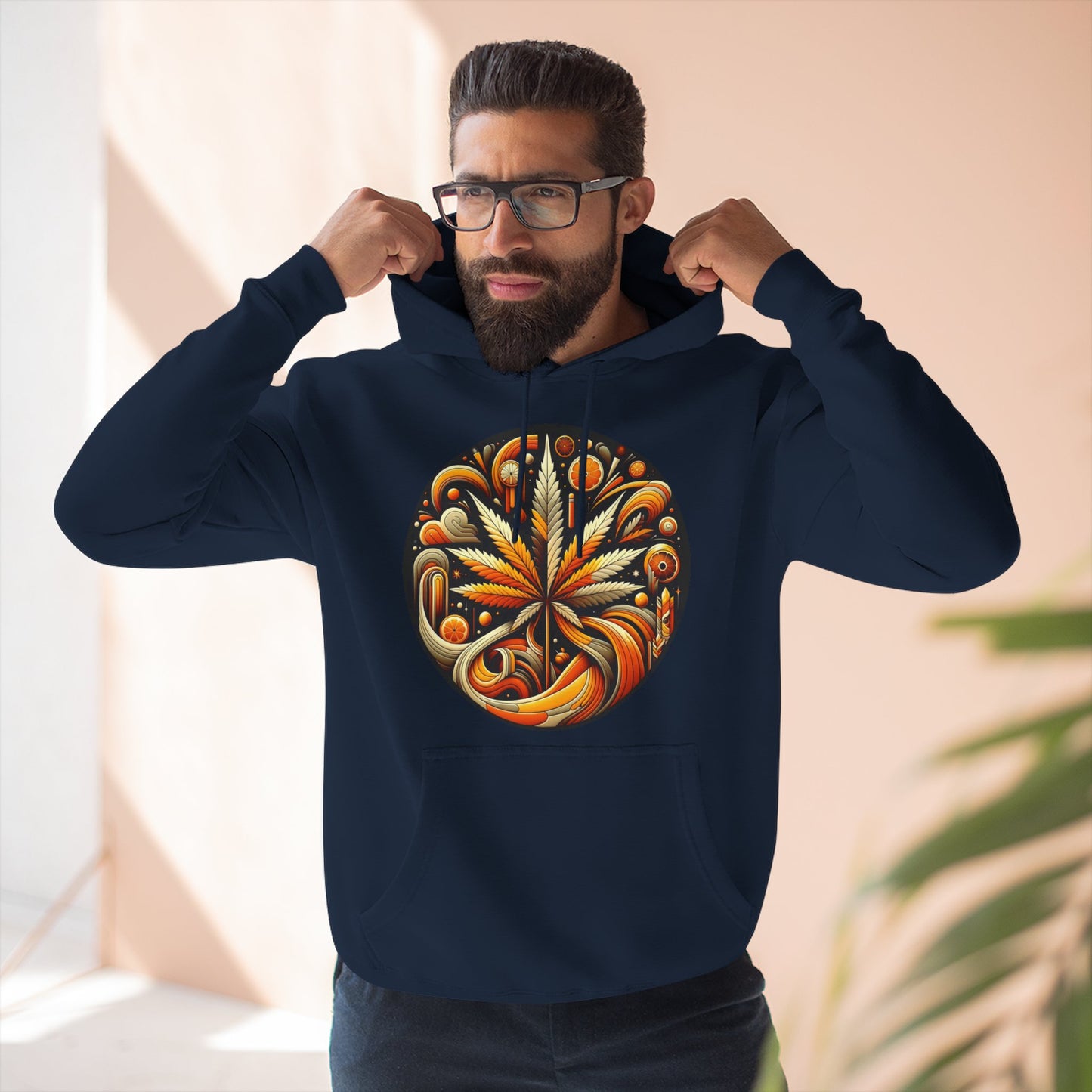 Orange Creamsicle Pullover Hoodie