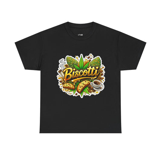 Biscotti Graphic Tee — Vintage Coffee & Biscuit Lover Shirt