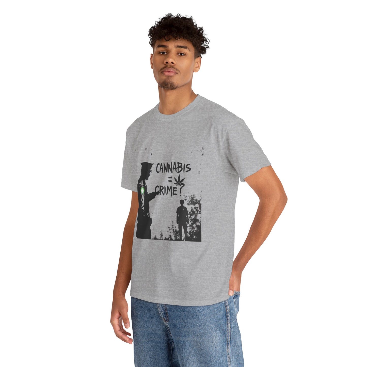 Weed = Crime? Graphic Tee — Protest/Streetwear Shirt
