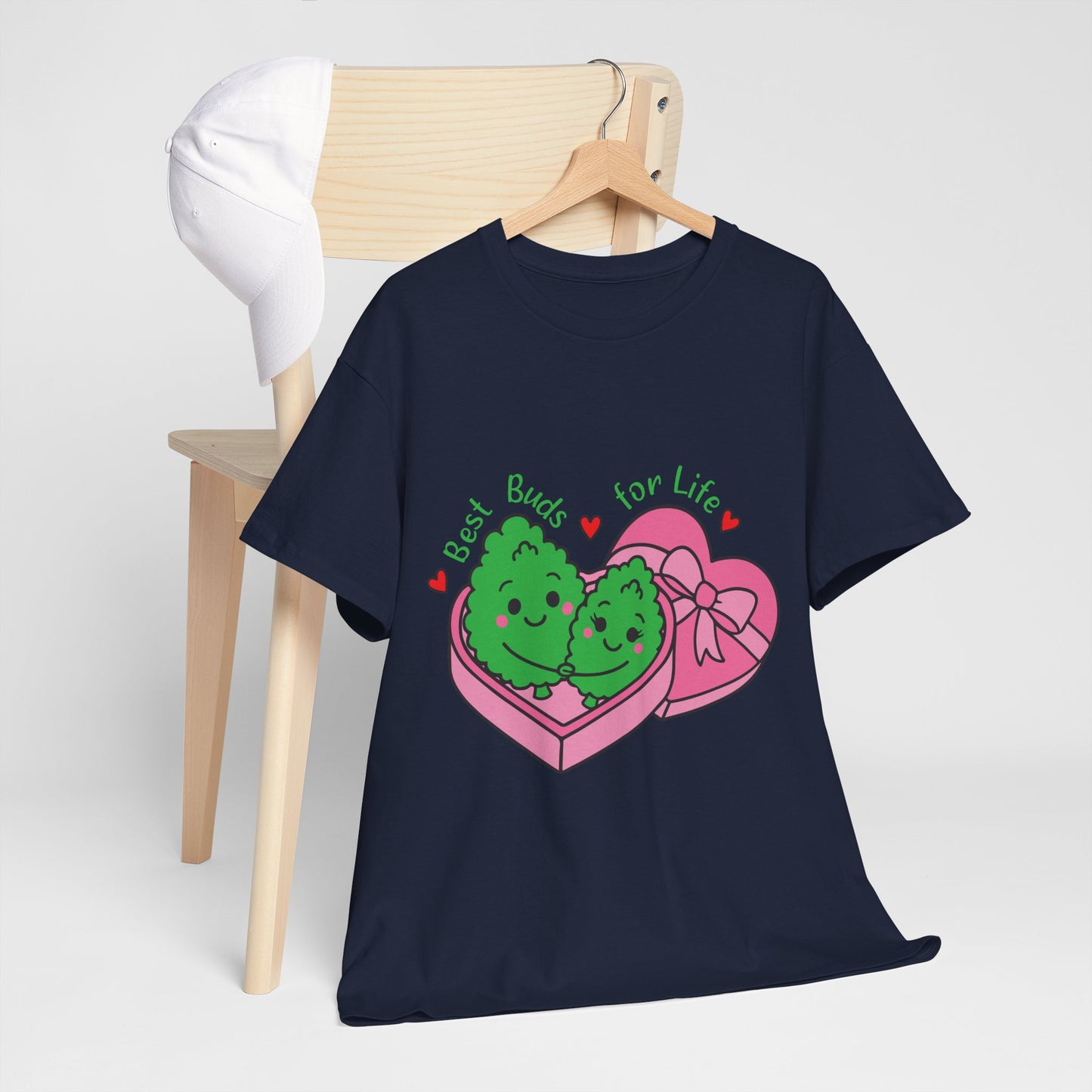 Friendship Heart Tee — “Best Buds for Life” Cute Plant Friends Valentine T‑Shirt