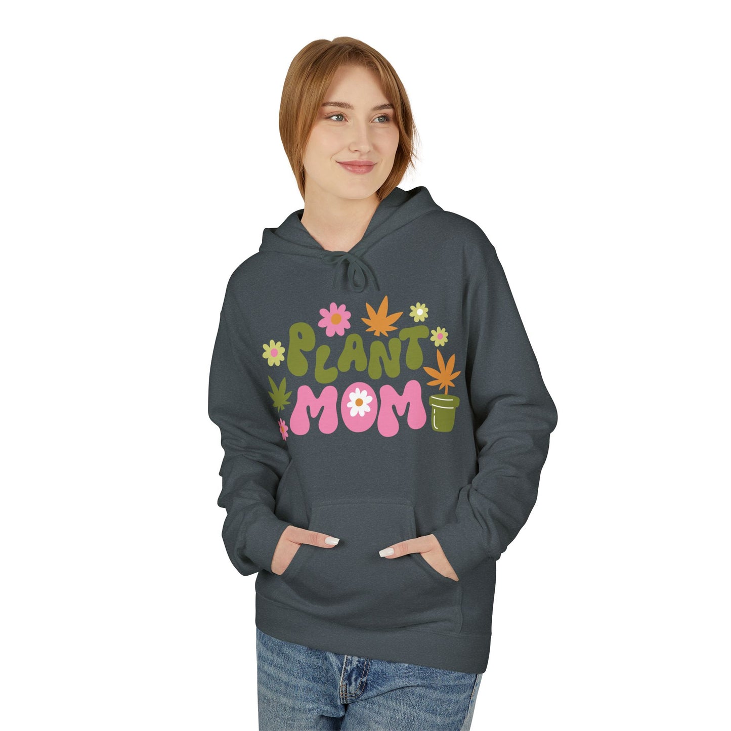 Plant Mom Hoodie — 'Bless the Blunt' Cozy Graphic Pullover