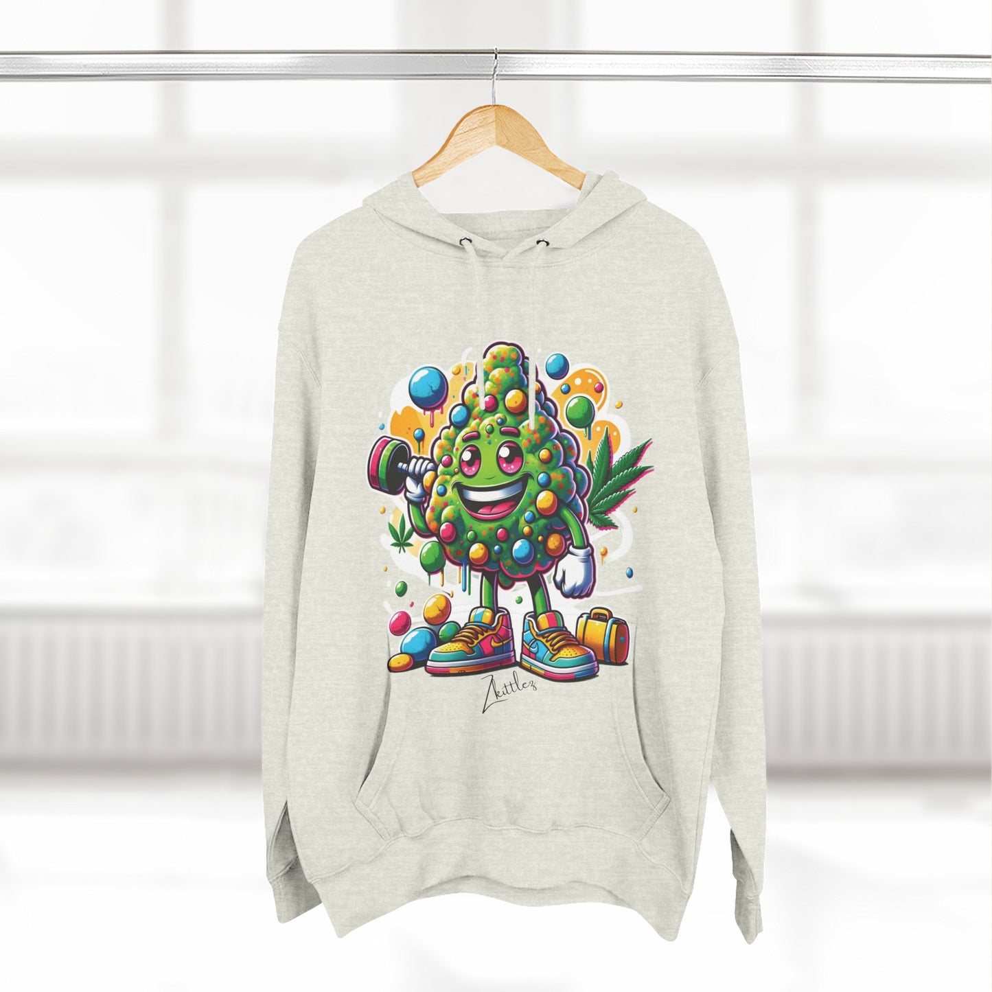 Zkittlez Three-Panel Fleece Hoodie