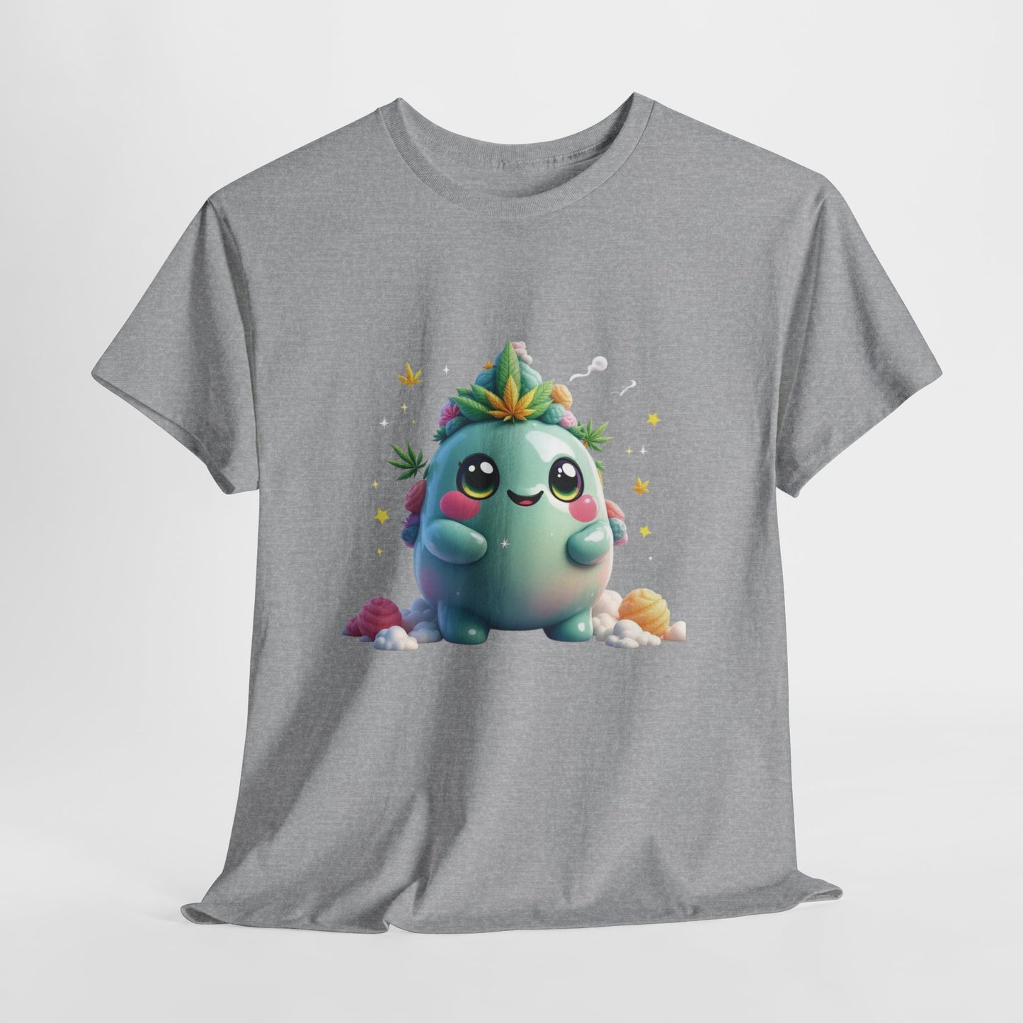 Cute 420 Character T-Shirt — Kawaii Succulent Tee
