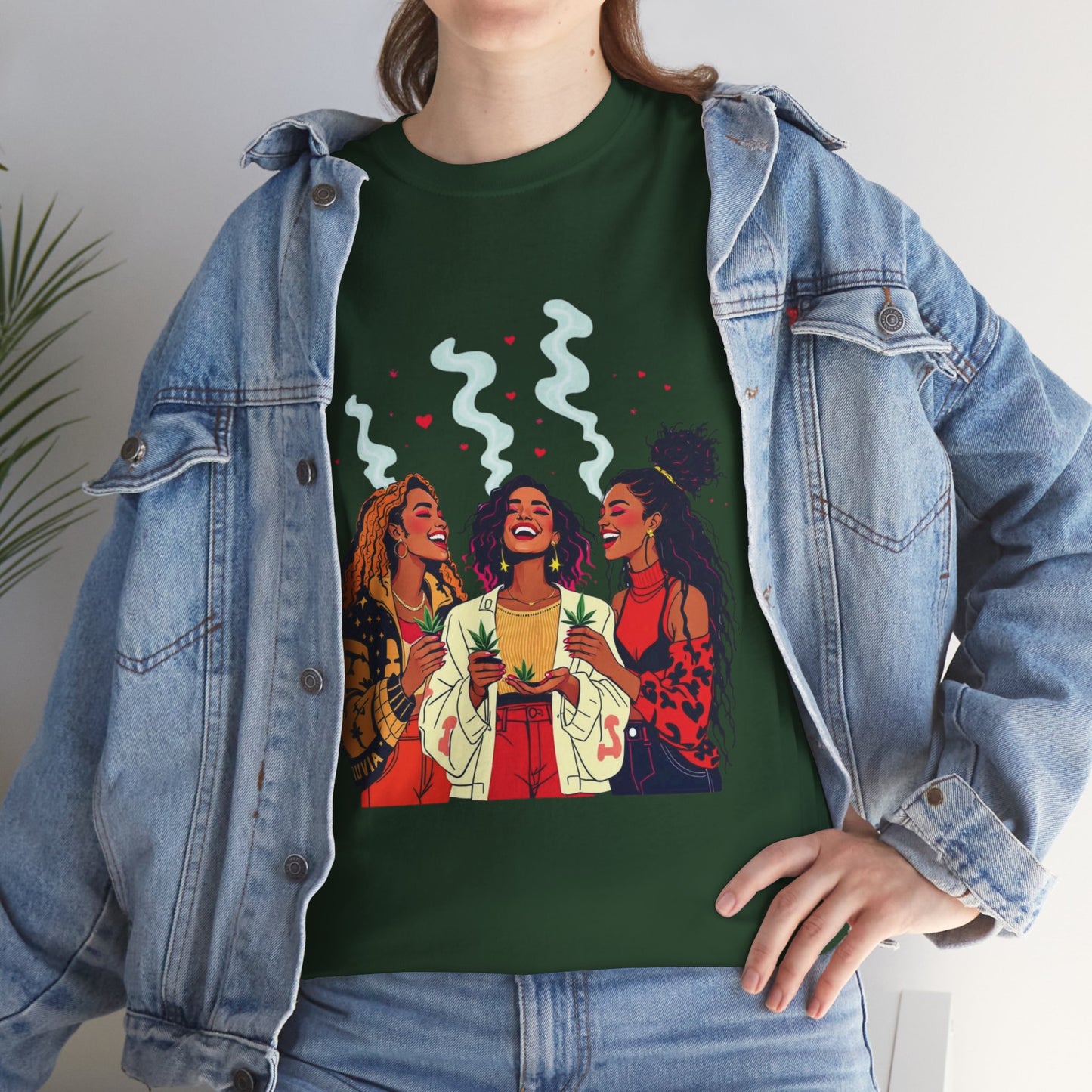 Sisterhood Vibes T-Shirt — Joyful Diverse Women Graphic Tee