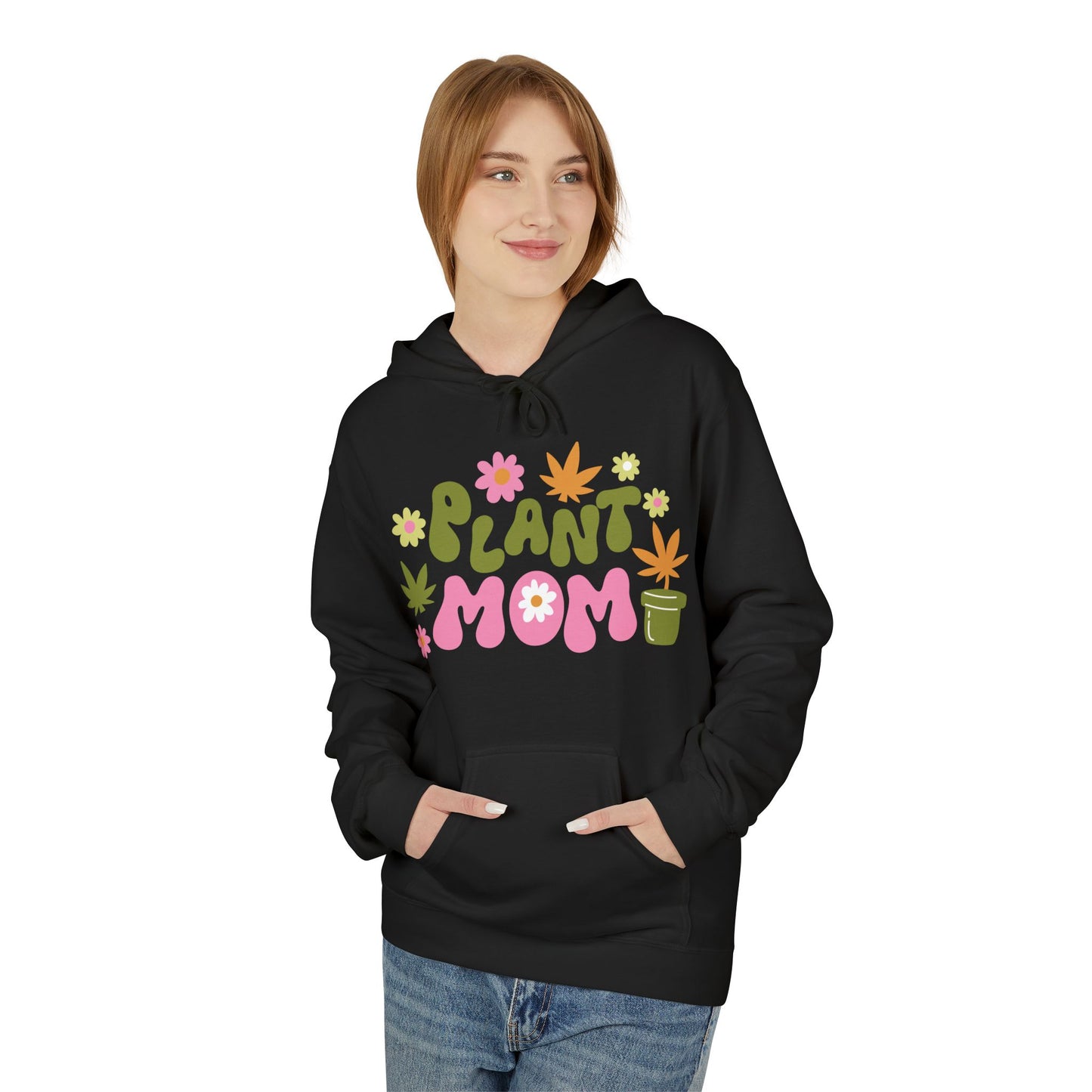 Plant Mom Hoodie — 'Bless the Blunt' Cozy Graphic Pullover