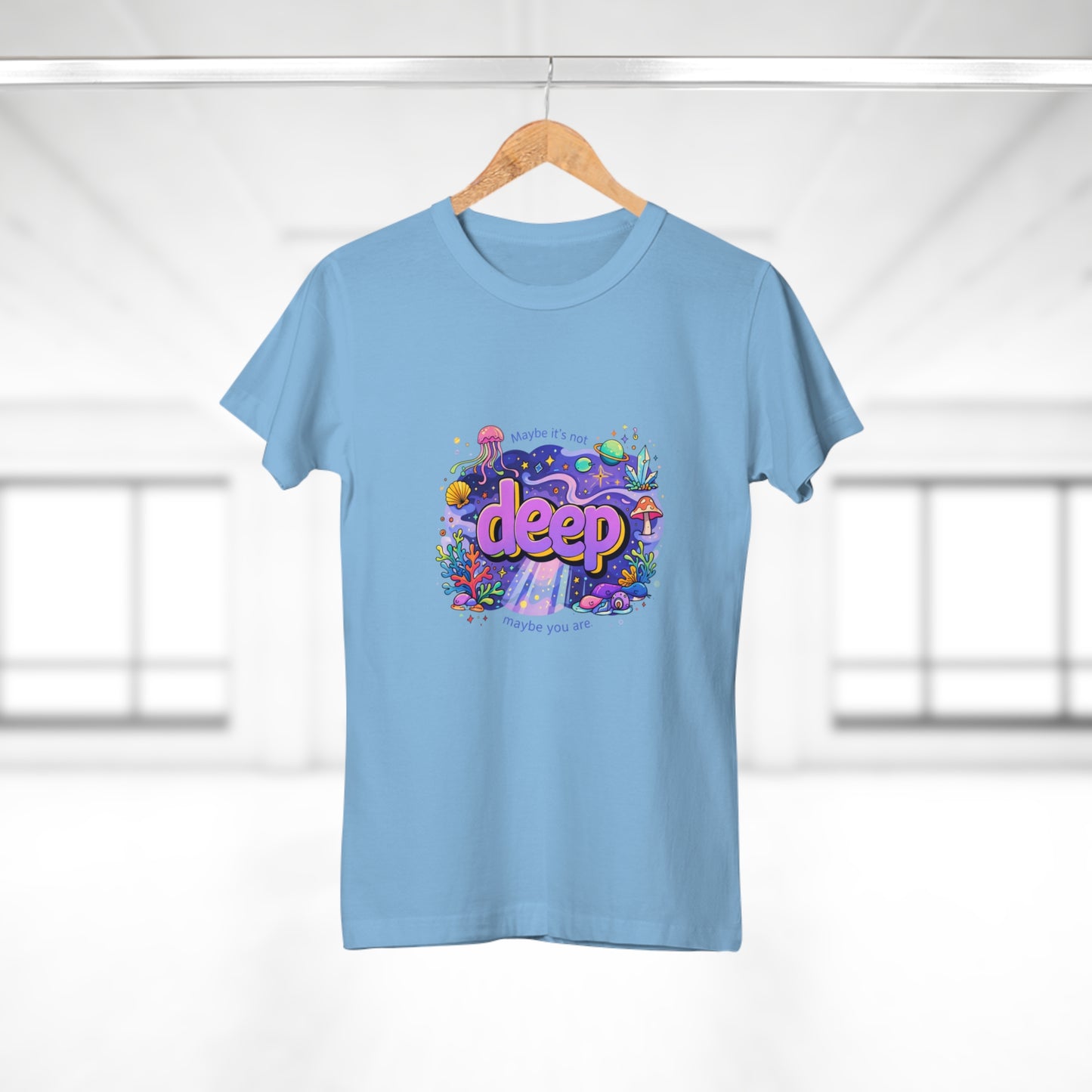 Deep Ocean Graphic T-Shirt — "Deep" Colorful Underwater Design