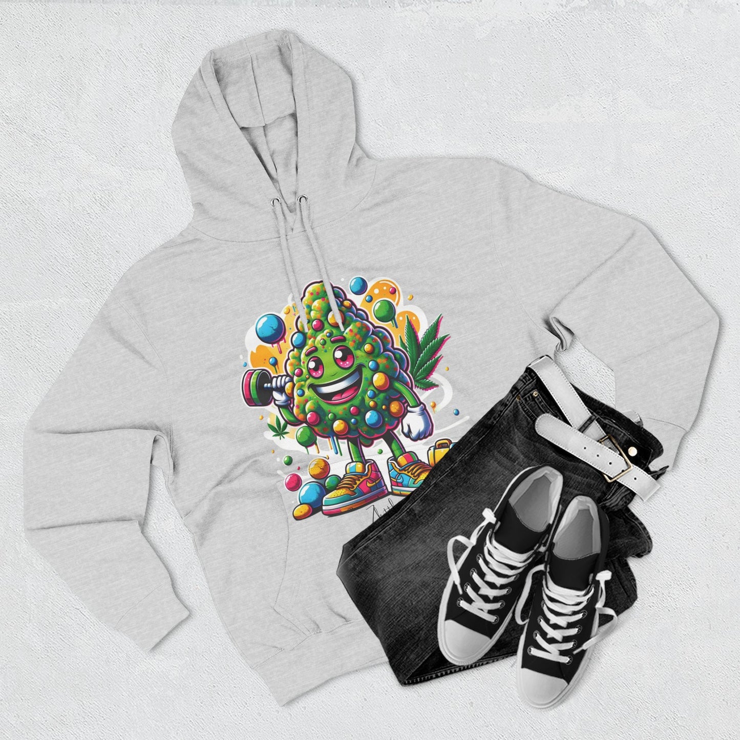 Zkittlez Three-Panel Fleece Hoodie