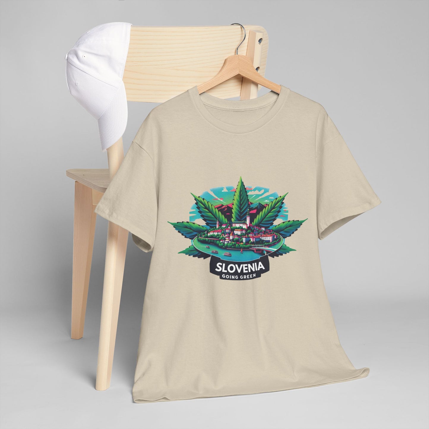 Slovenia is Going Green Heavy Cotton Tee