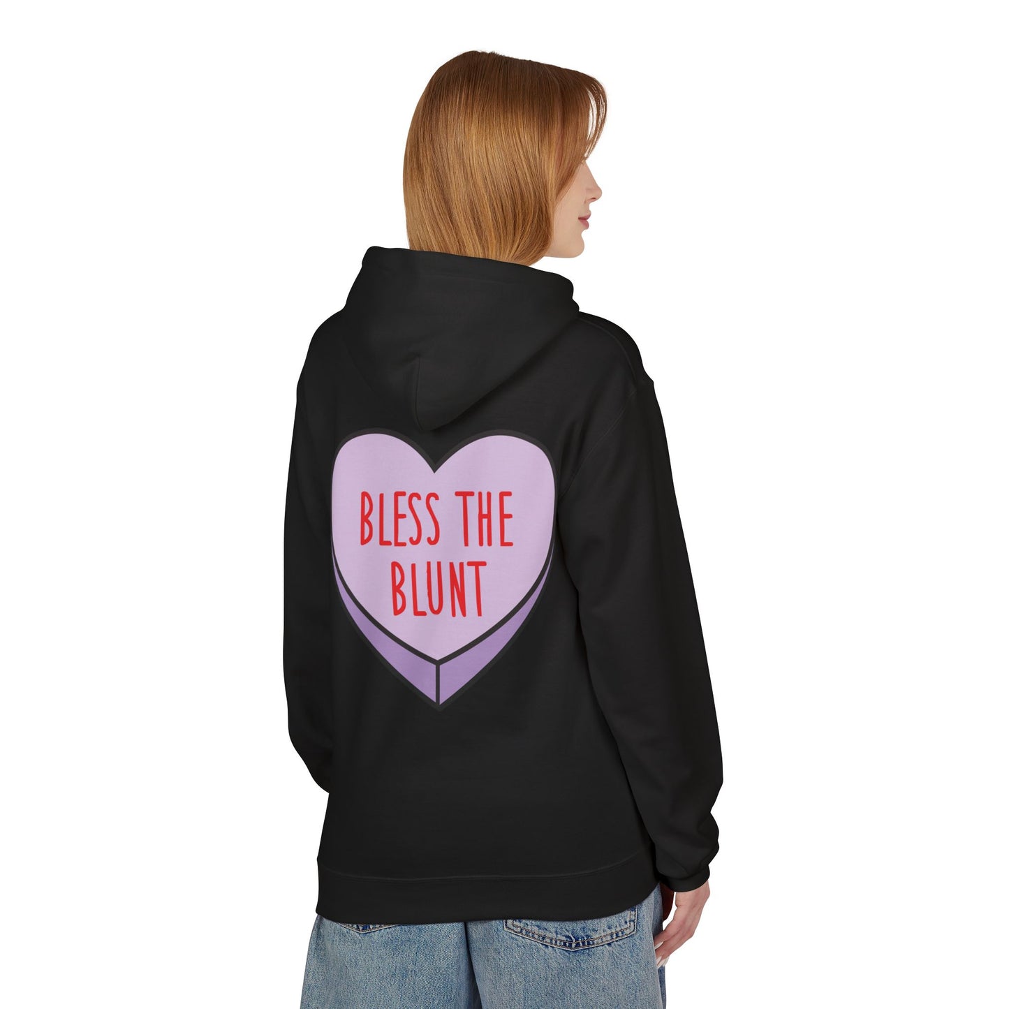 Plant Mom Hoodie — 'Bless the Blunt' Cozy Graphic Pullover