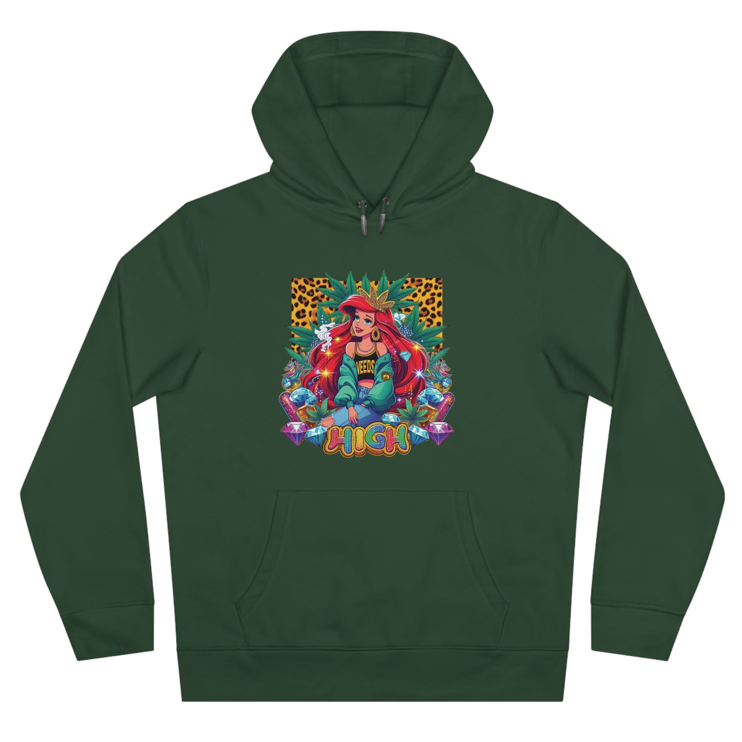 King Graphic Hoodie — 'Stoned and Boujee' Colorful Royal Queen Streetwear