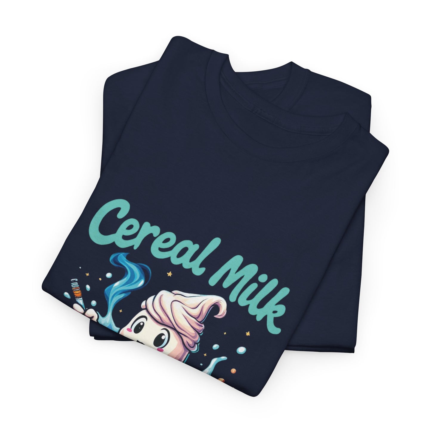 Cereal Milk Tee — Cute Cereal Mascot Graphic Shirt