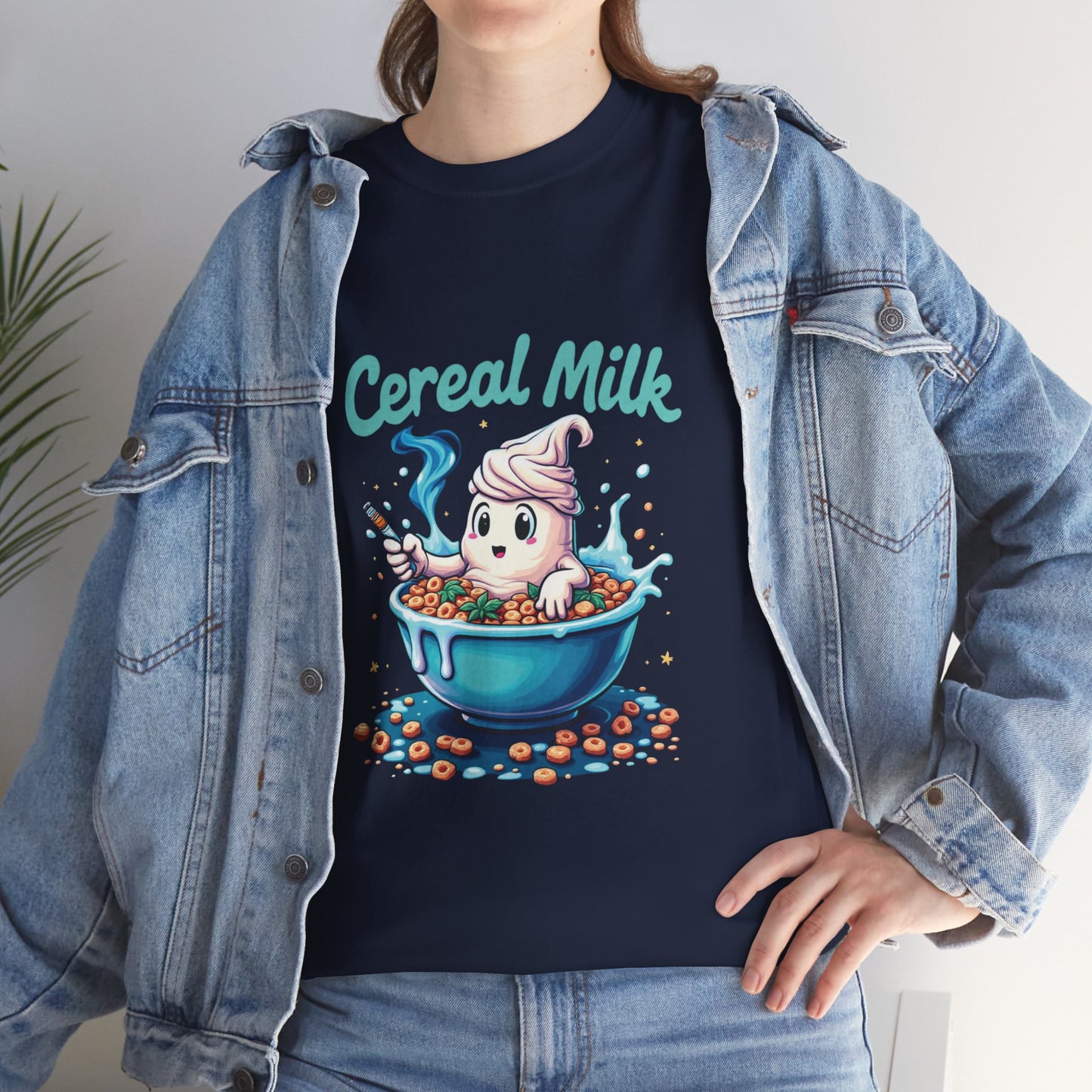 Cereal Milk Tee — Cute Cereal Mascot Graphic Shirt