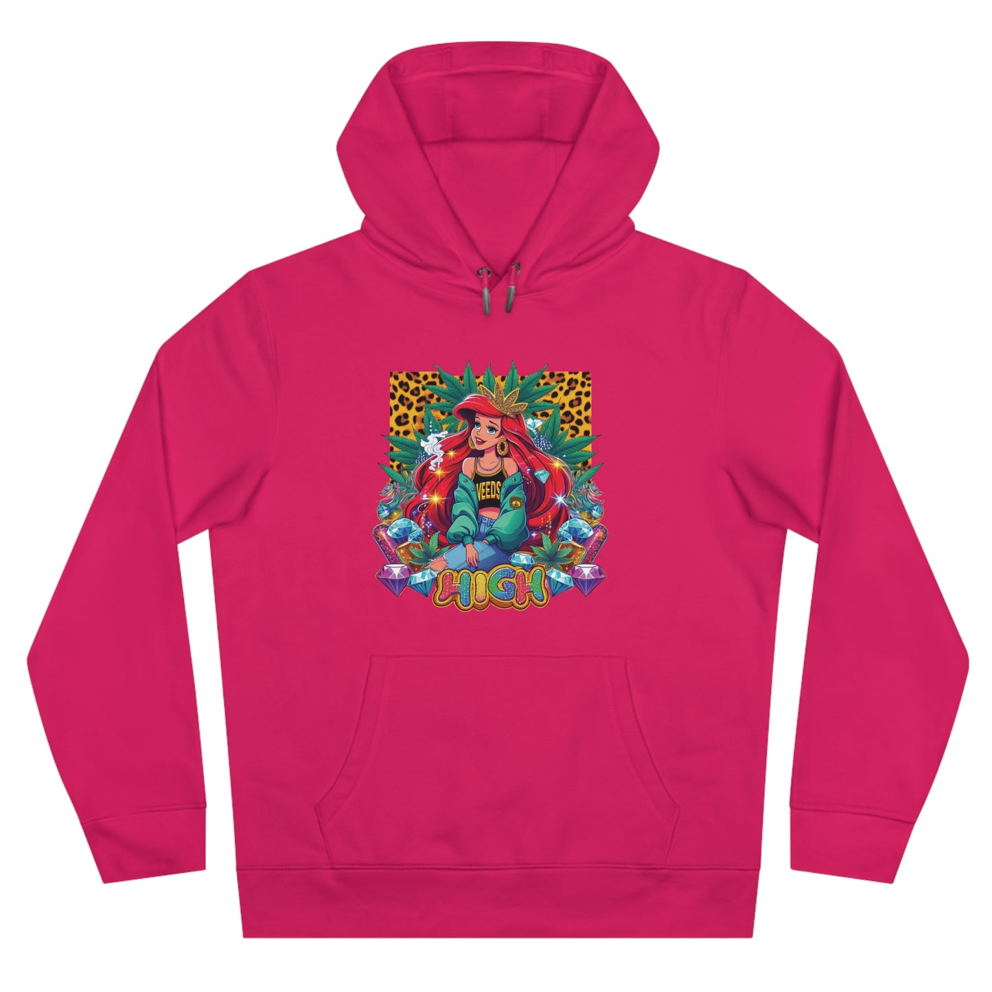 King Graphic Hoodie — 'Stoned and Boujee' Colorful Royal Queen Streetwear