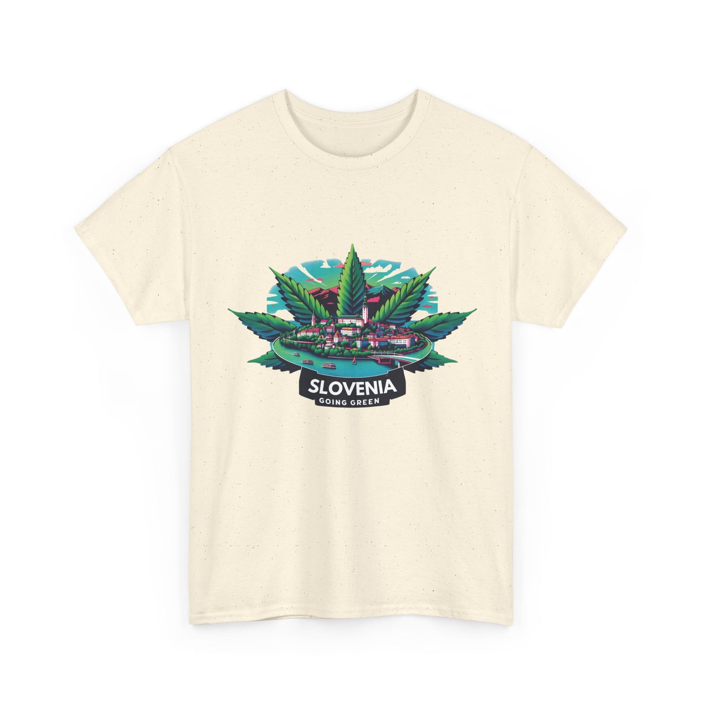 Slovenia is Going Green Heavy Cotton Tee