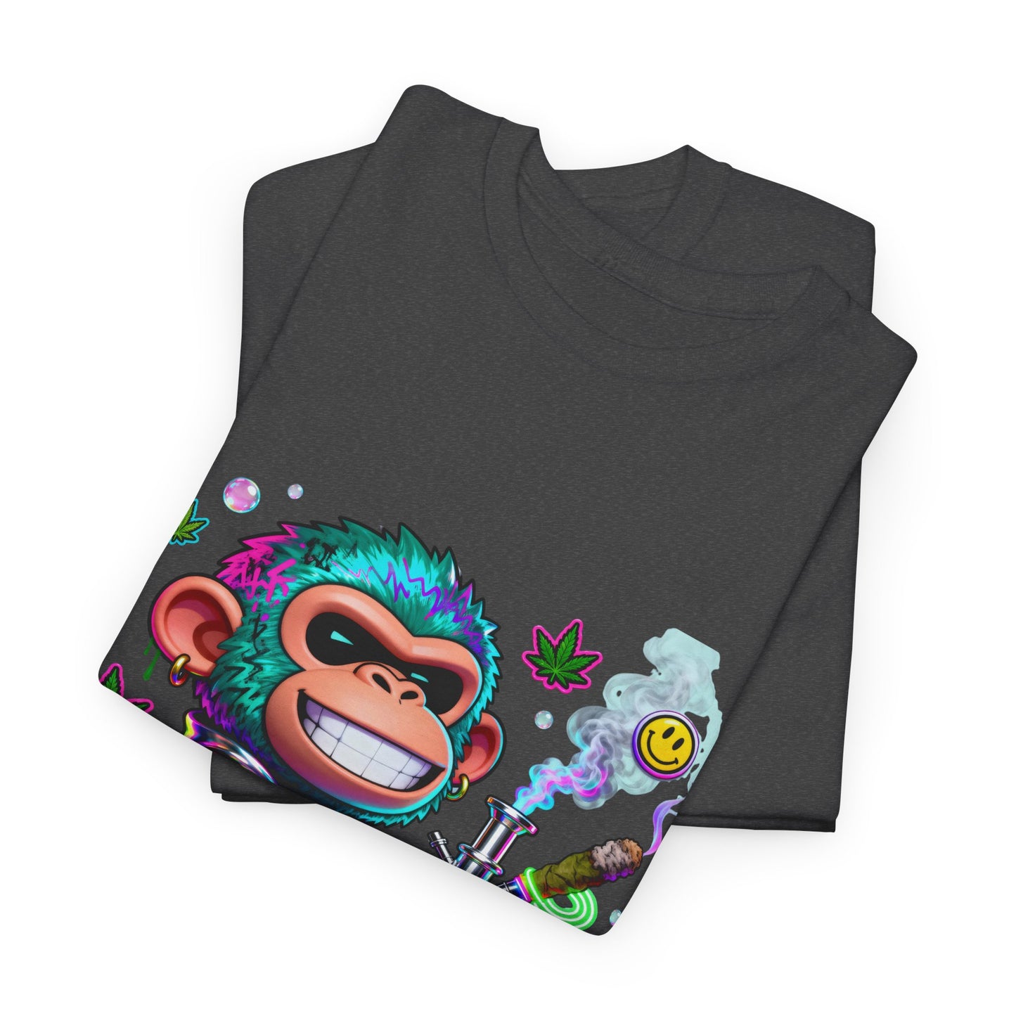 Monkey Astronaut Tee — Colorful Space Ape Graphic T‑Shirt