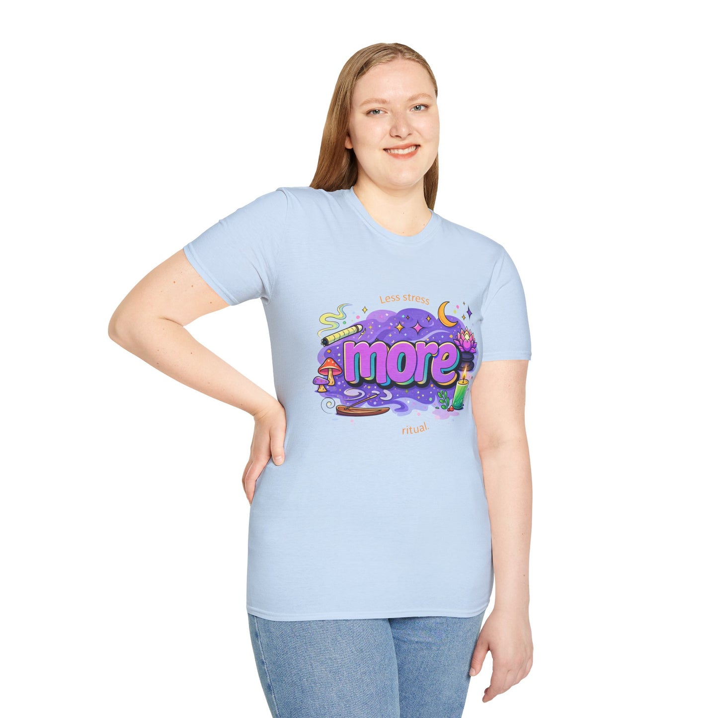 More Rituals Graphic T-Shirt — Whimsical Nighttime Mushroom Design
