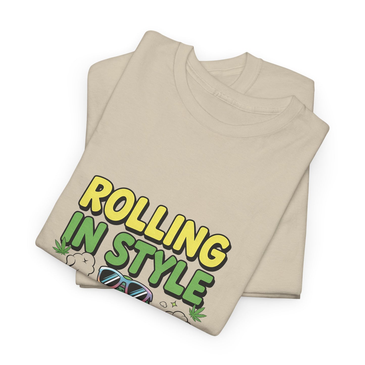 Rolling in Style Turtle T-Shirt — Cute Cartoon Turtle Graphic Tee