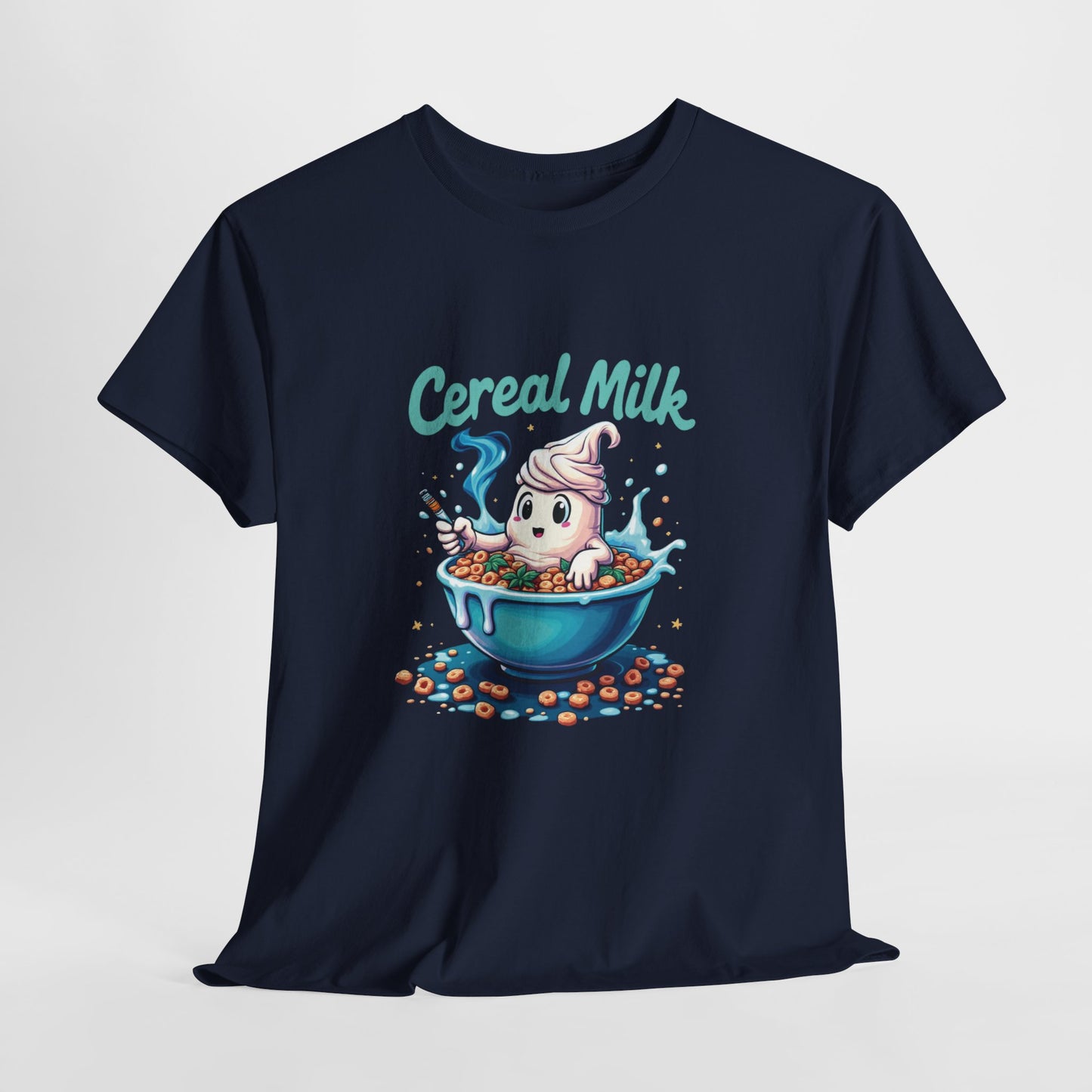 Cereal Milk Tee — Cute Cereal Mascot Graphic Shirt