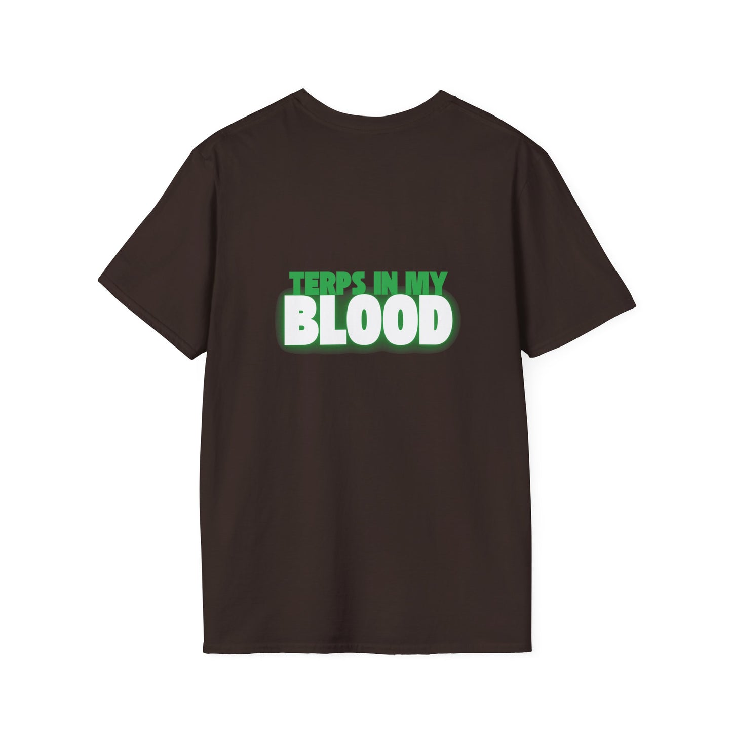 Terps In My Blood T-Shirt - Cute Nug Character Graphic Tee