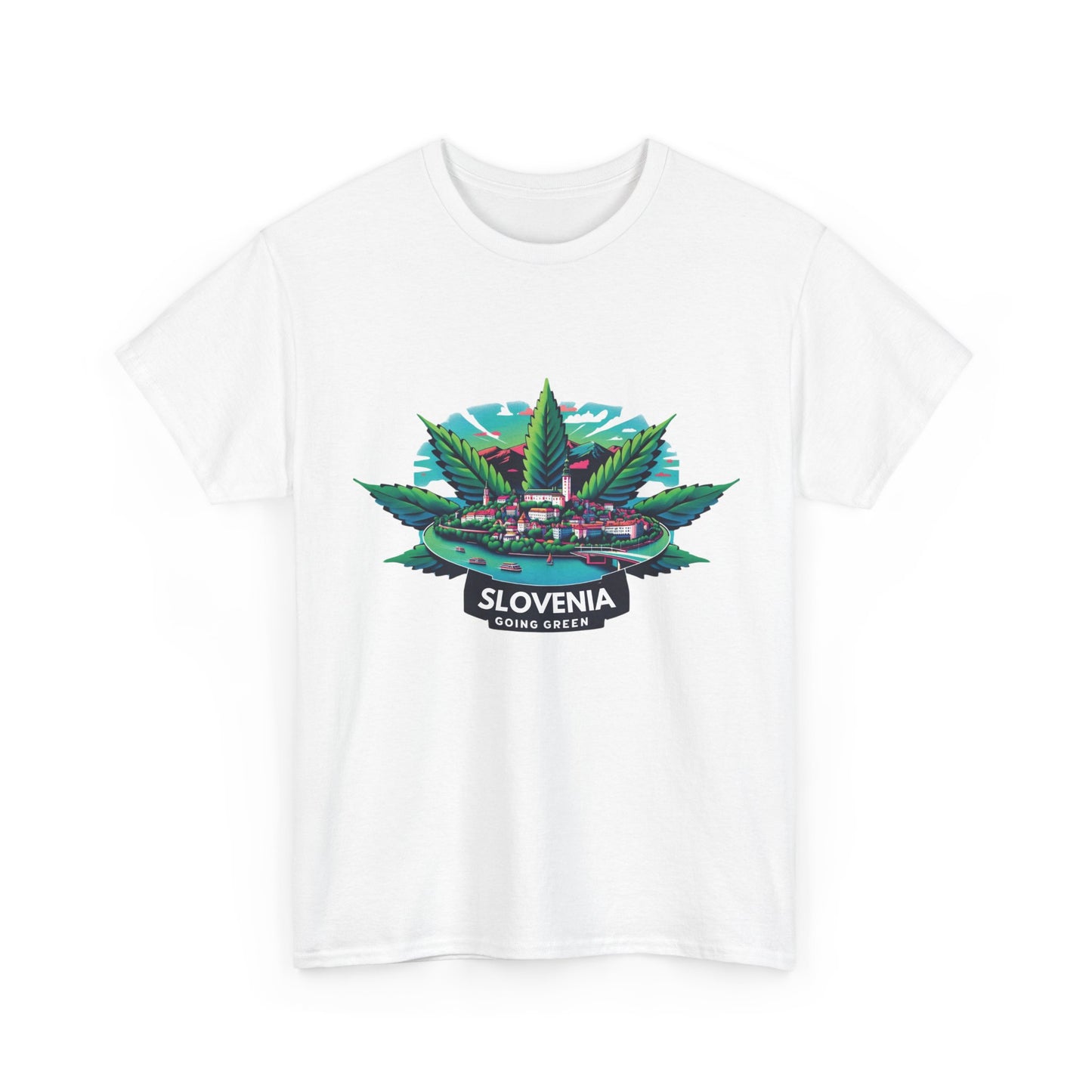 Slovenia is Going Green Heavy Cotton Tee
