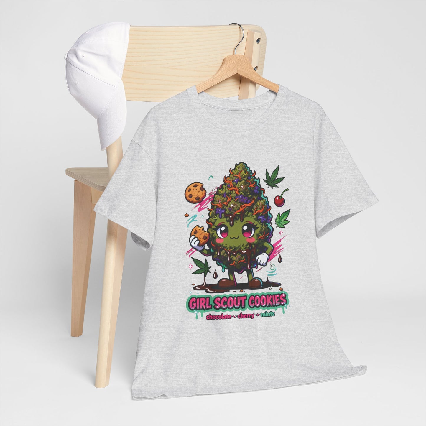 Girl Scout Cookies 420 Tee — Cute Bud Character Graphic T-Shirt