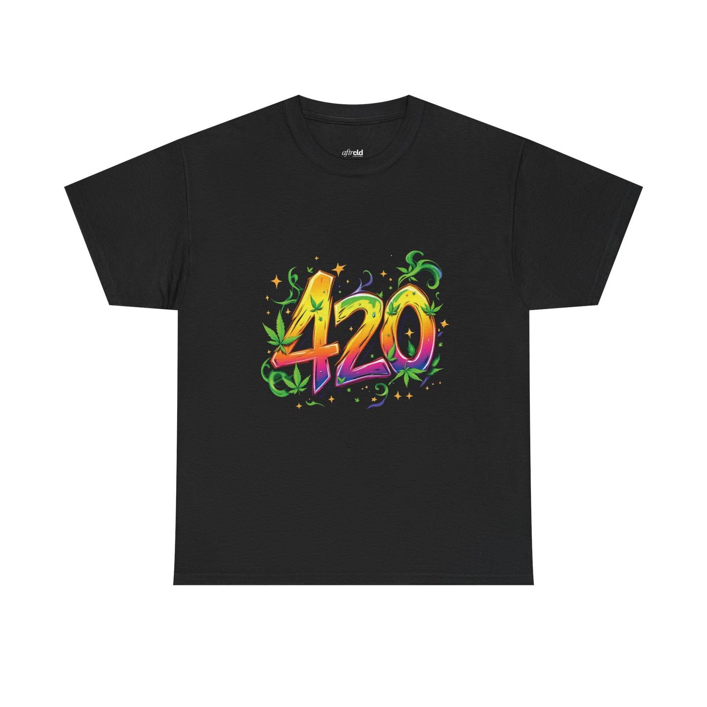 420 Colorful Tee — Psychedelic Stoner Graphic T-Shirt for 4/20 Celebrations