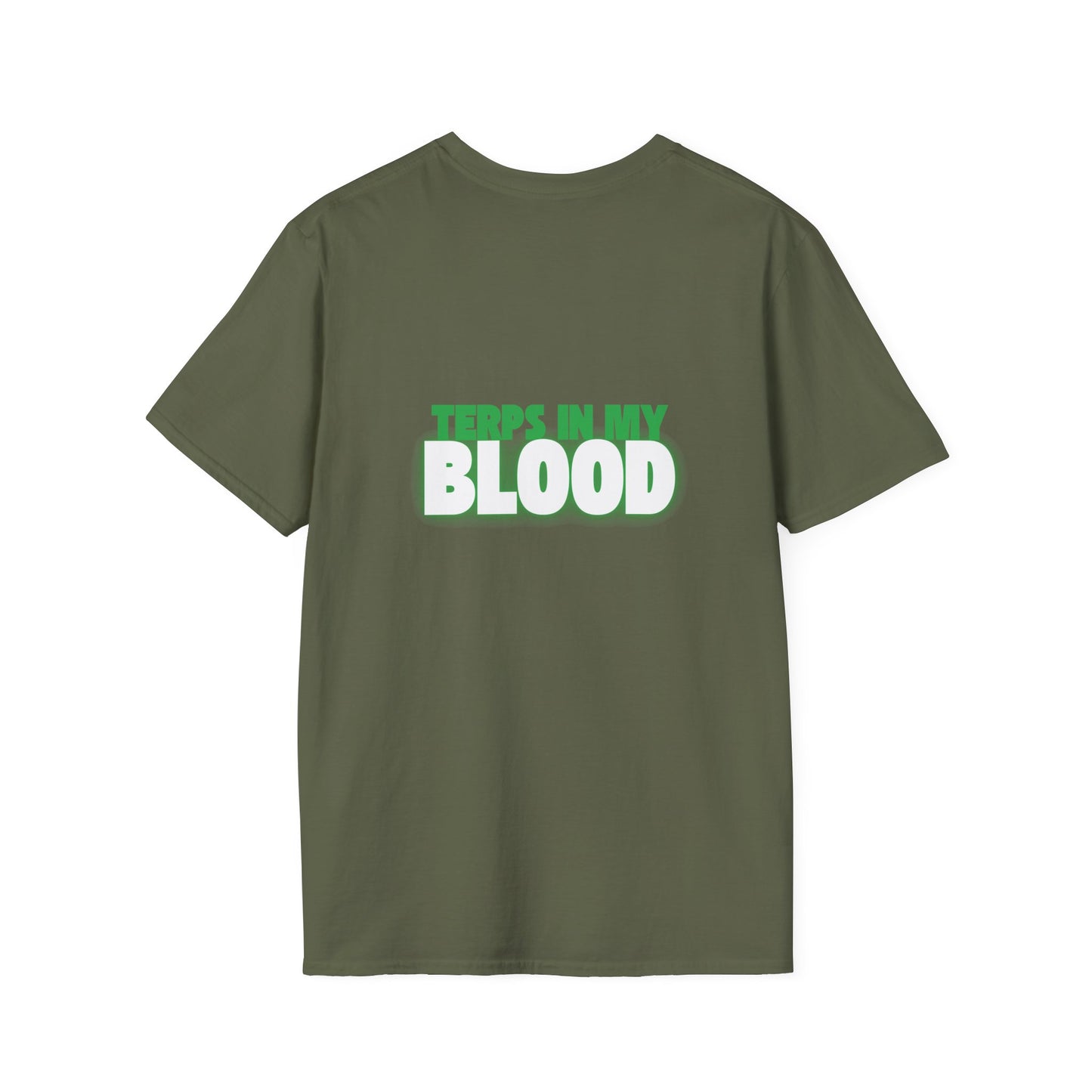 Terps In My Blood T-Shirt - Cute Nug Character Graphic Tee