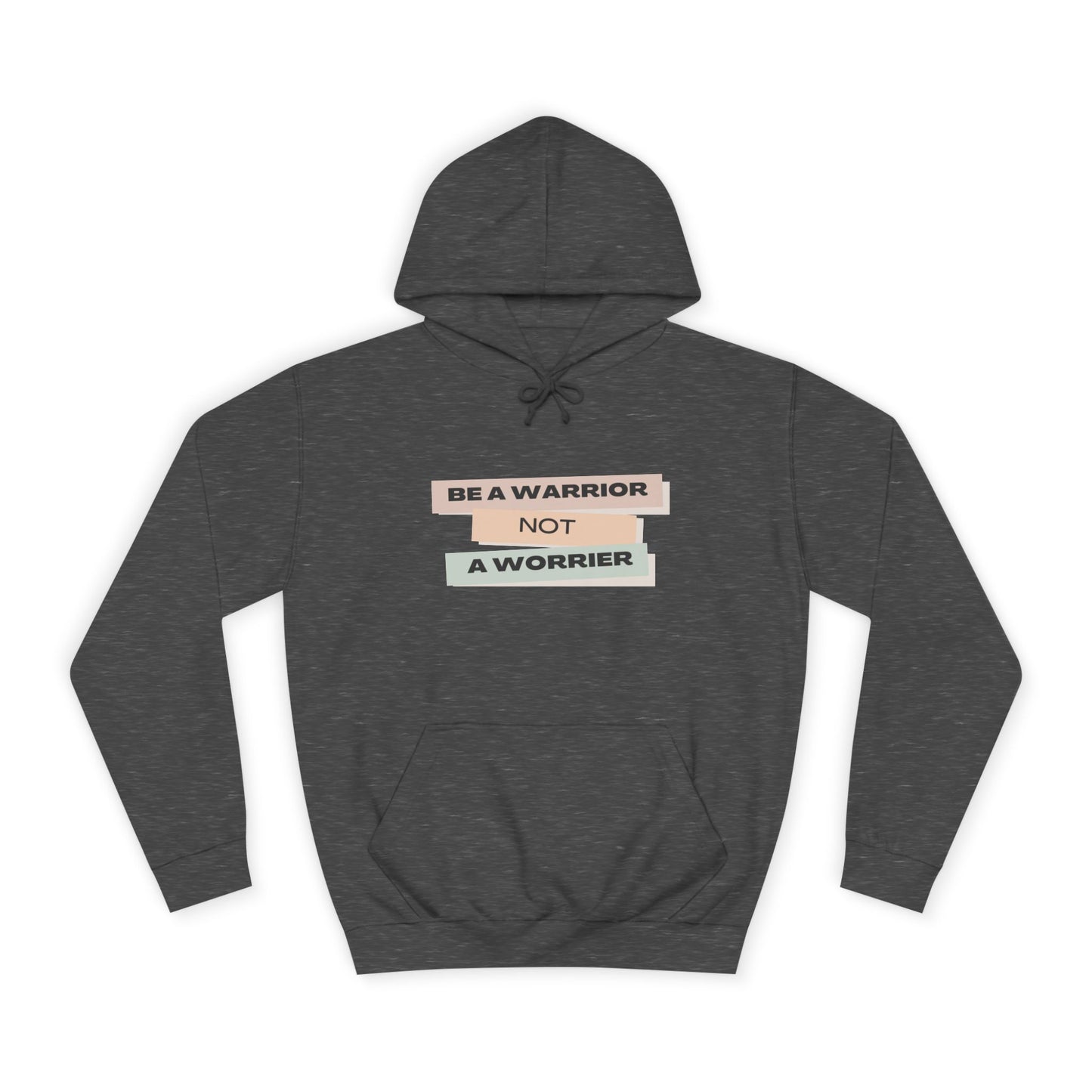 Unisex College Hoodie with Motivational Saying