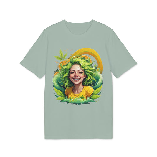 Herbal Vibes T-Shirt — "Girl Gone Herbal" Green Goddess Graphic Tee